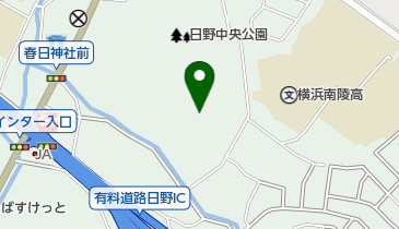 日野中央公園野球場の地図画像