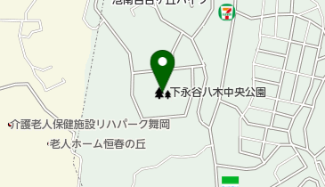 八木中央公園少年野球場の地図画像
