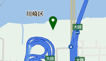 大師河原球場の地図画像