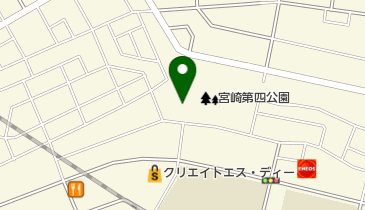 宮崎第4少年野球場の地図画像