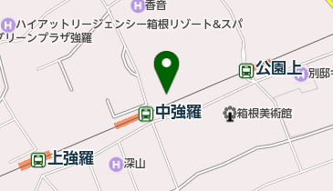 箱根登山ケーブルカー沿線の地図画像