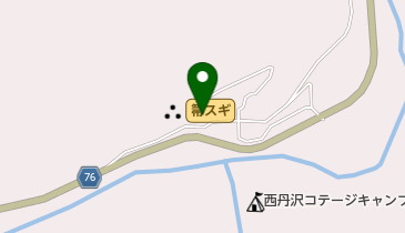 中川のほうき杉の地図画像