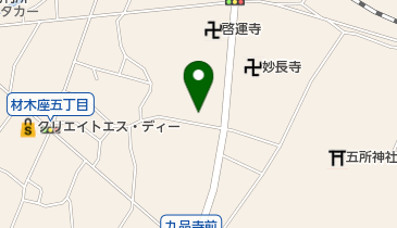 向福寺の地図画像