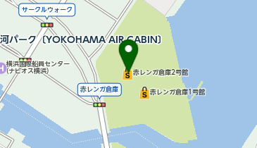 横浜赤レンガ倉庫2号館の地図画像