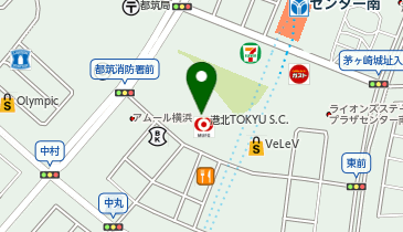 港北TOKYU S.C.の地図画像