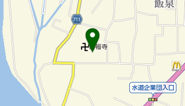 飯泉観音だるま市の地図画像