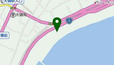 大磯の左義長の地図画像