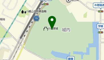 小田原北條五代祭りの地図画像