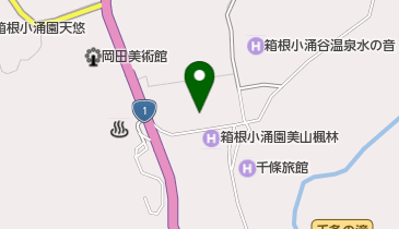 小涌谷つつじまつりの地図画像