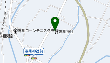 寒川神社田打舞神事の地図画像