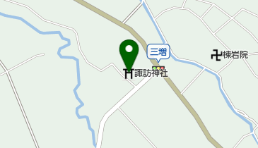 三増の獅子舞の地図画像