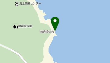 観音埼燈台前の地図画像