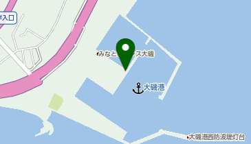 大磯港の地図画像