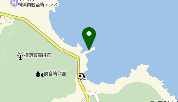 観音崎の地図画像
