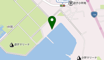 小坪漁港の地図画像