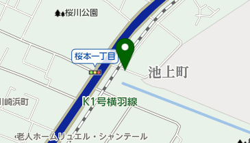 中山丸の地図画像