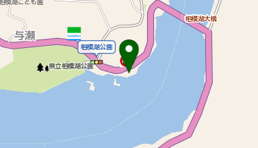 相模湖ボート乗り場付近の地図画像