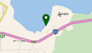 津久井湖下流部の地図画像