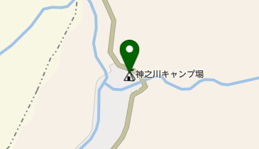 神之川マス釣場の地図画像