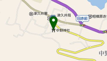 中野神社の地図画像