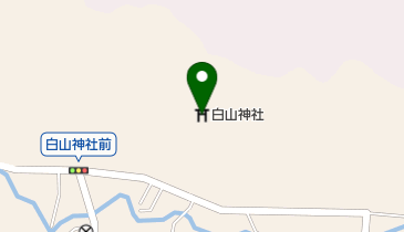白山神社の地図画像