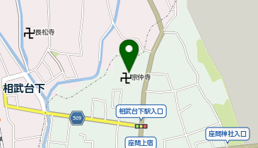 宗仲寺の地図画像