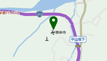 勝楽寺の山門の地図画像