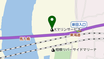 Kマリンサービスの地図画像
