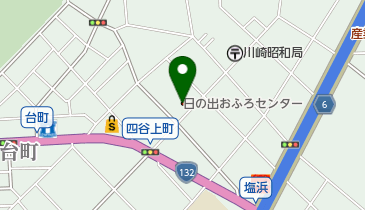日の出おふろセンターの地図画像