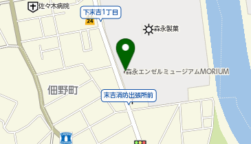 森永エンゼルミュージアムMORIUMの地図画像