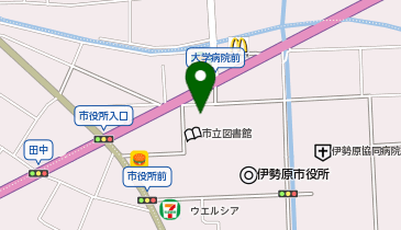 伊勢原市立子ども科学館の地図画像