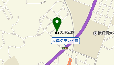 大津公園の地図画像