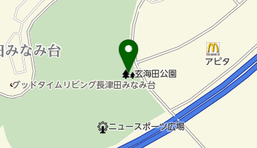 玄海田公園の地図画像