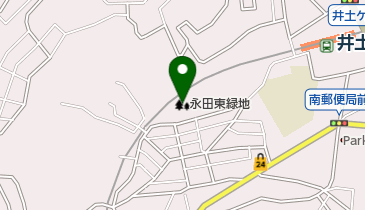 永田東緑地の地図画像