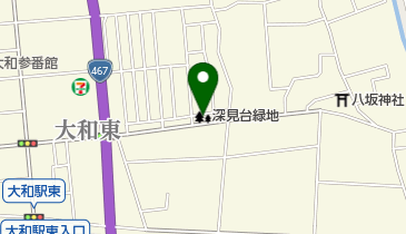 深見台緑地の地図画像