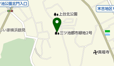 三ツ池都市緑地2号の地図画像