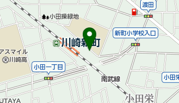 新町緑地の地図画像