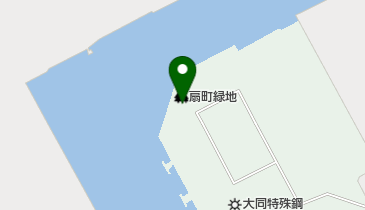 扇町緑地の地図画像