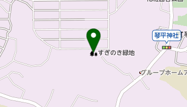 王禅寺すぎのき緑地の地図画像