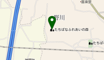 たちばなふれあいの森の地図画像