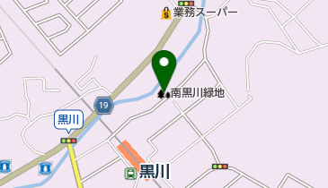 南黒川緑地の地図画像