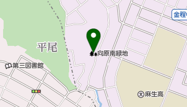 向原南緑地の地図画像