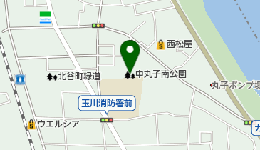 中丸子南公園の地図画像