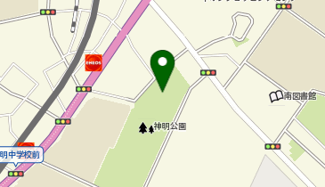 神明公園の地図画像