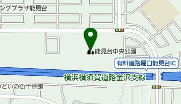 能見台中央公園の地図画像