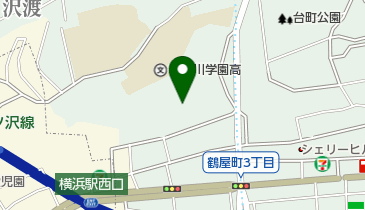 沢渡中央公園の地図画像