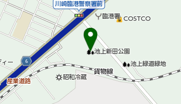 池上新田公園の地図画像