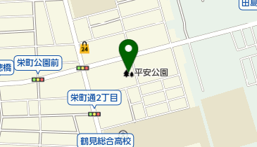 平安公園の地図画像