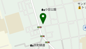 小田公園の地図画像