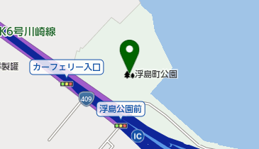 浮島町公園の地図画像